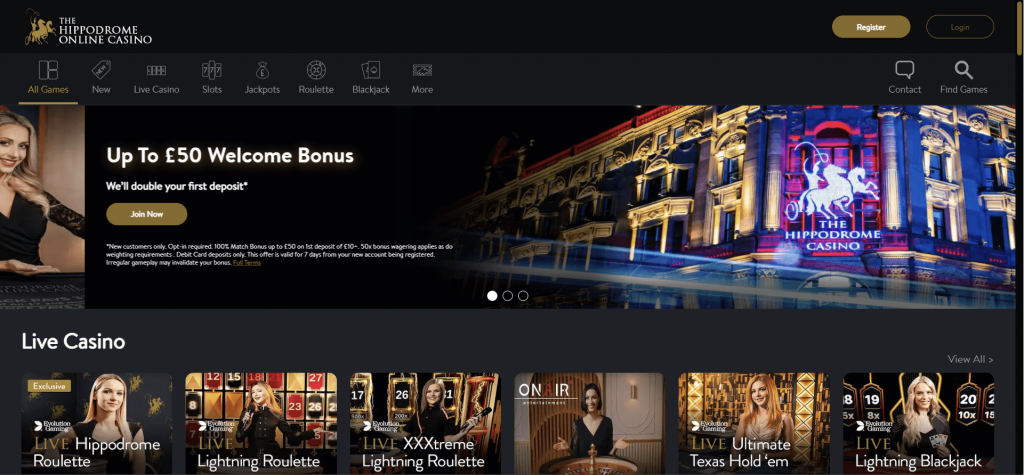 Hippodrome Online Casino Review