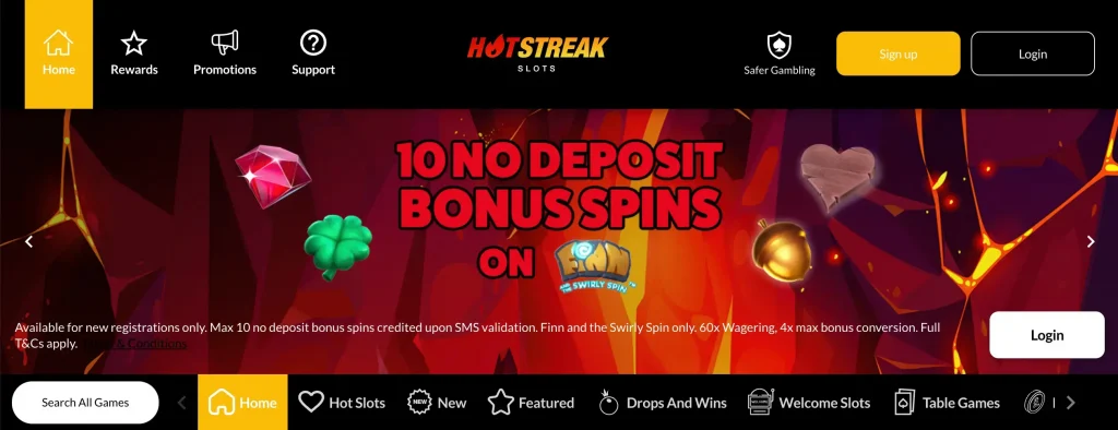 Hot Streak Casino Logo